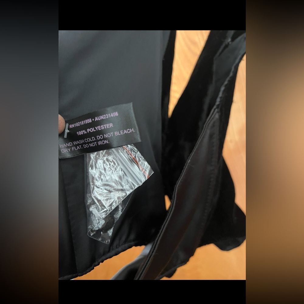 Dolls Kill night coven ball gown Black Maxi 2 piece Dress S - Picture 8 of 8